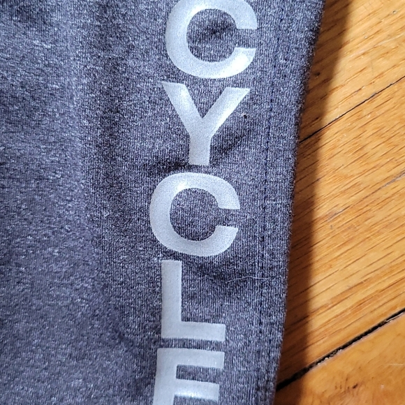 Soulcycle spell out grau blue cropped leggings xs - Picture 12 of 13